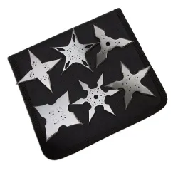 Silver Assassin Throwing Stars