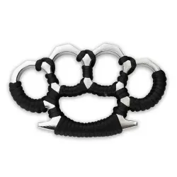 Silver Cord Wrapped Knuckles