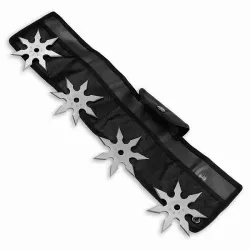 Silver Ninja Shuriken Set