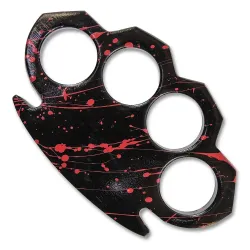 Splattered Steel Knuckle Duster
