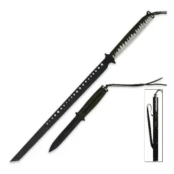 Steel Ninja Sword With Hunting Knife