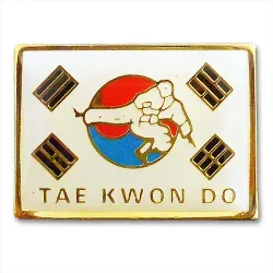 Korean Taekwondo Lapel Pin