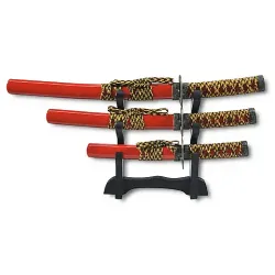 Traditional Brass Desk Sword Set