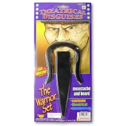 Warrior Mustache and Beard Set