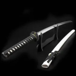 White Carbon Steel Katana