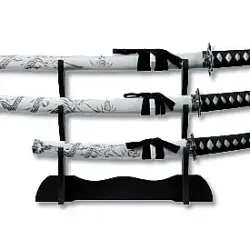 White Carved Dragon Sword Set