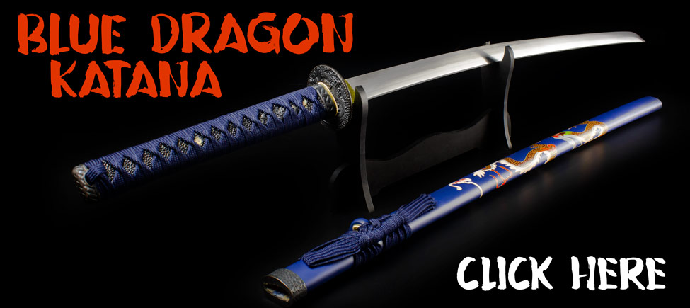 Guard Your Dojo with the Blue Dragon Katana!
