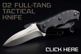 Tame the Wilderness with the D2 Full-Tang Tactical Knife!