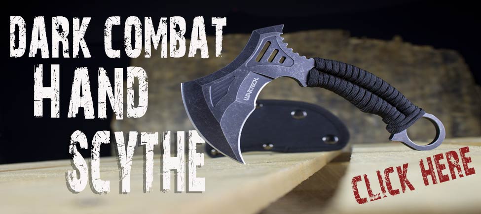 Check Out The Dark Combat Hand Scythe!