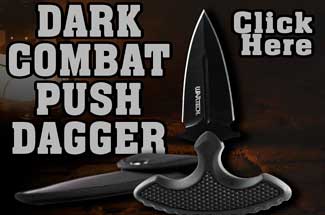 Stay Safe in the Dark with the Dark Combat Push Dagger!