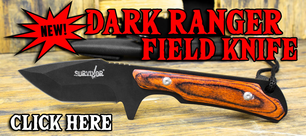 The Dark Ranger Field Knife is an Outdoorsman's Best Friend!