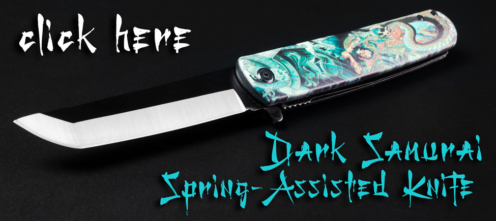 Stay Sharp with the Dark Samurai Spring-Assisted Knife!