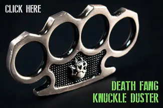 The Death Fang Knuckle Duster Gives Your Self Defense Teeth!