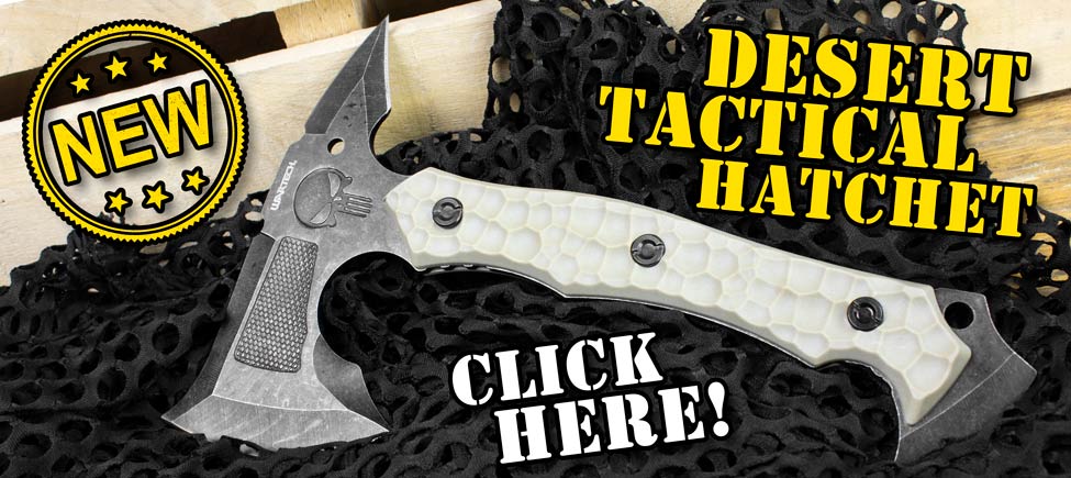 The Desert Tactical Hatchet Won't Leave You High and Dry!