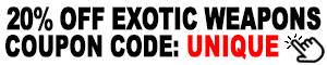 20% Off All Exotic Weapons!