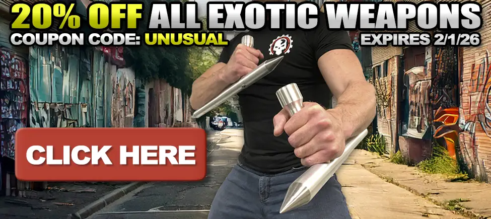 20% Off All Exotic Weapons!