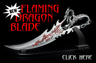 The Flaming Dragon Blade is Perfect for Showing Off!