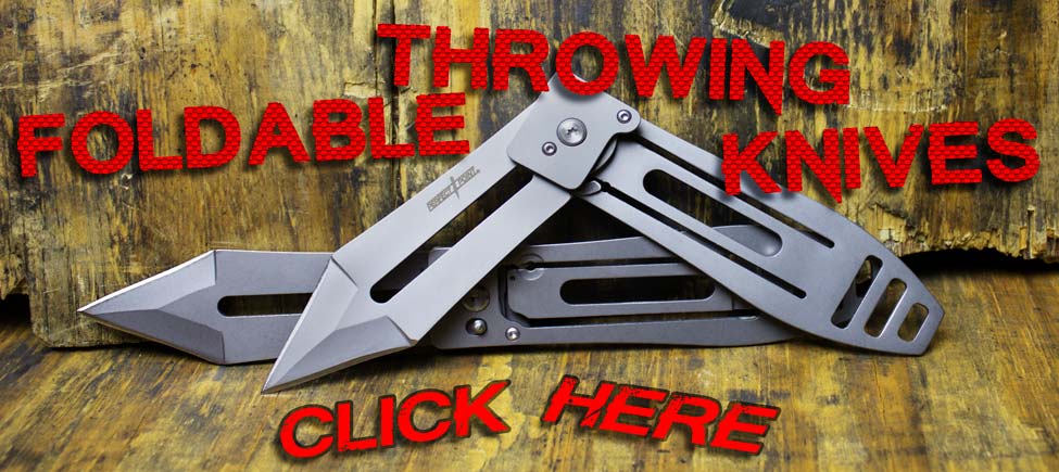Foldable Throwing Knives For On The Go Ninjas!