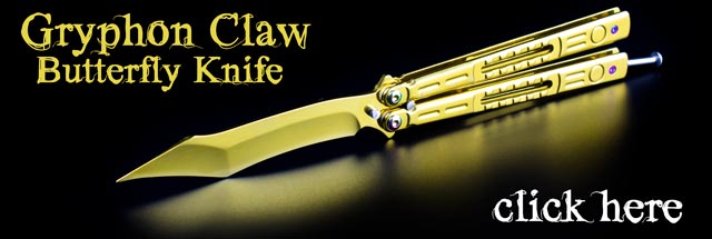 Show  Off Your Legendary Flipping Skills with the Gryphon Claw Butterfly Knife!