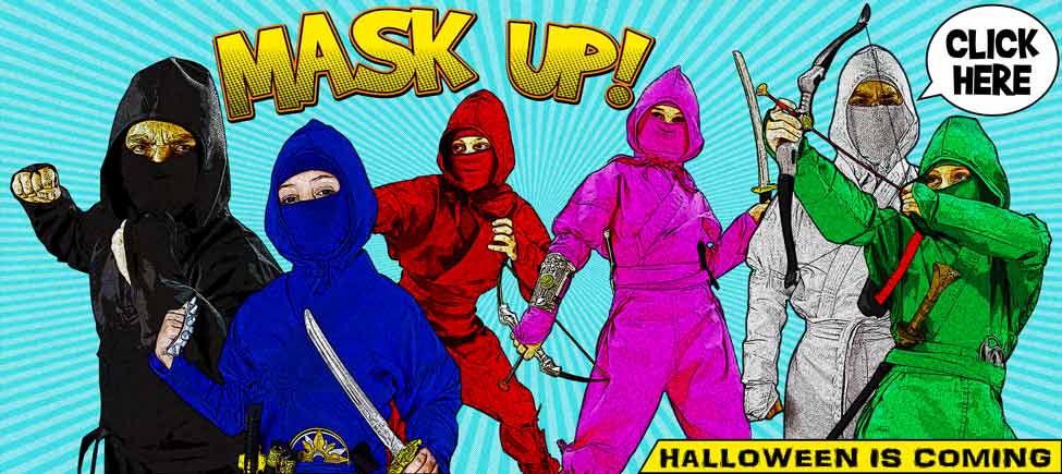 Mask Up! Get Your Ninja Gi for Halloween!