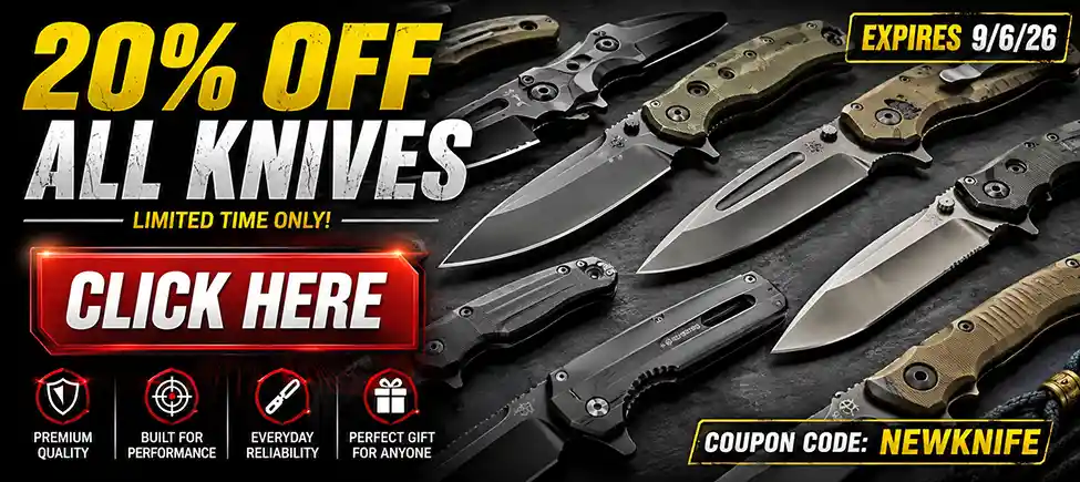 20% Off All Knives