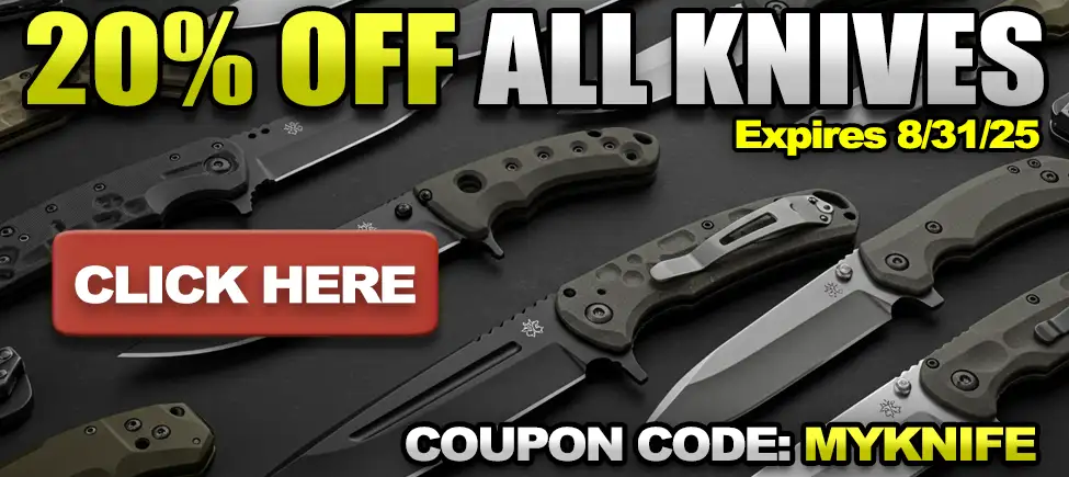 20% Off All Knives!