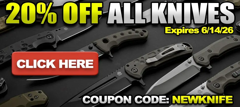 20% off all knives
