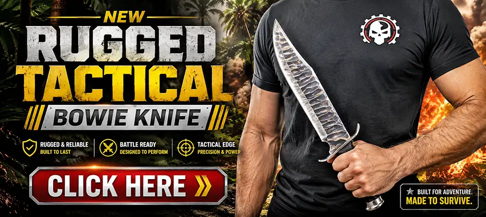 New Rugged Tactical Bowie Knife
