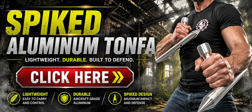 Spiked Aluminum Tonfa
