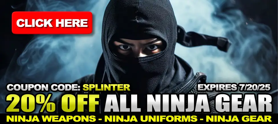 20% Off All Ninja Gear!