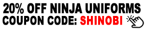 20% Off All Ninja Uniforms!