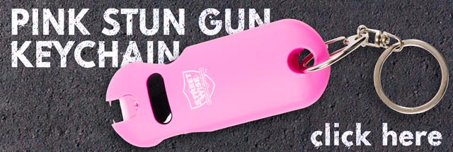 The Pink Stun Gun Keychain Puts the Power Back in Your Hands!