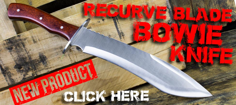 The Recurve Blade Bowie Knife Knows How To Hack It!