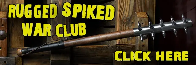 Defend Your Homestead with the Rugged Spiked War Club!