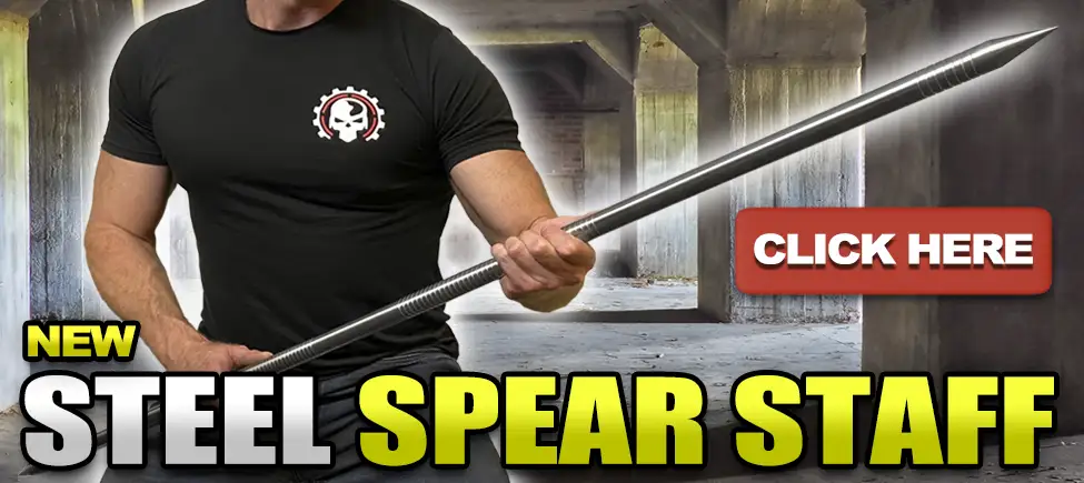 New Stainless Steel Spear Staff