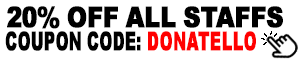 20% Off All Staffs!