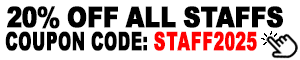 20% Off All Staffs!