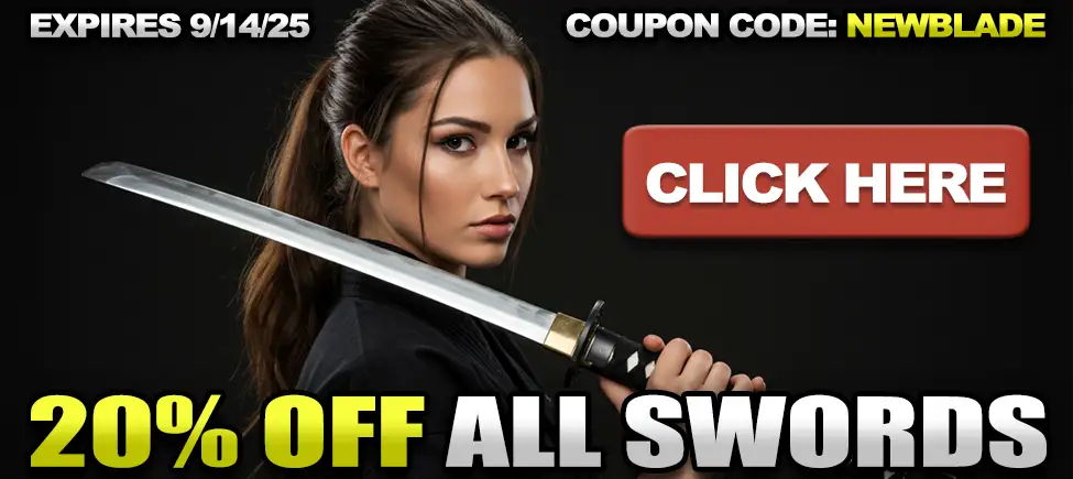 20% Off All Swords!