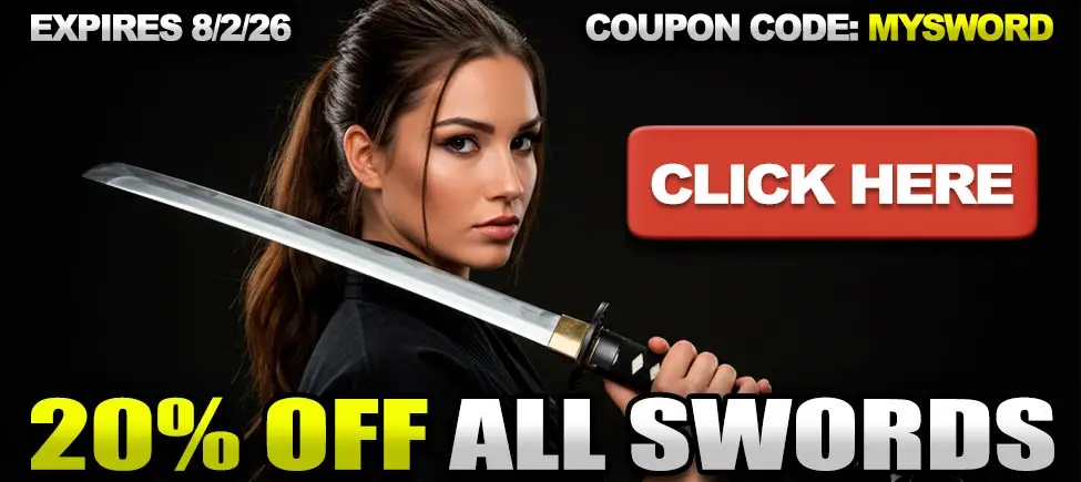 20% off all swords!