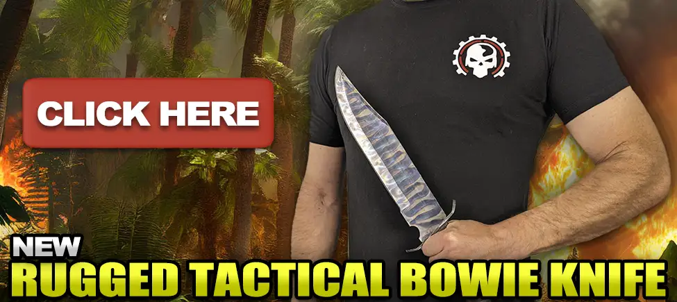 New Rugged Tactical Bowie Knife