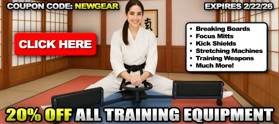 20% Off All Training Equipment