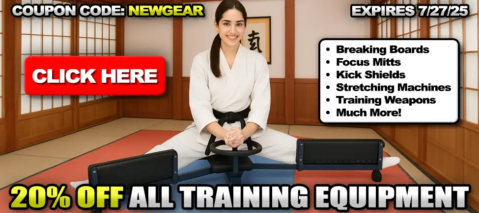 20% Off All Training Equipment