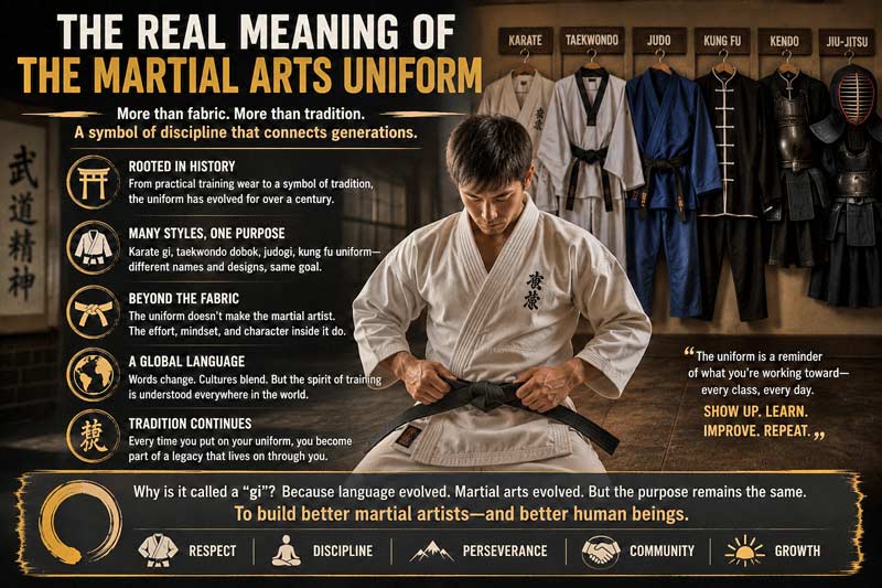 The meaning behind the martial arts uniform