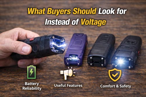 Choosing the right stun gun features