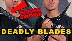 Martial Artist Reacts to Hidden Sword Battle Stick 😱