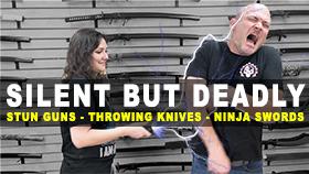 Silent but Deadly: Blow Gun, Throwing Knives, and Ninja Swords! 🥷