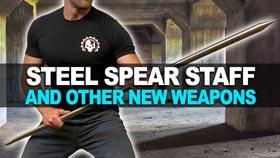 Steel Spear Staff and Other New Weapons!